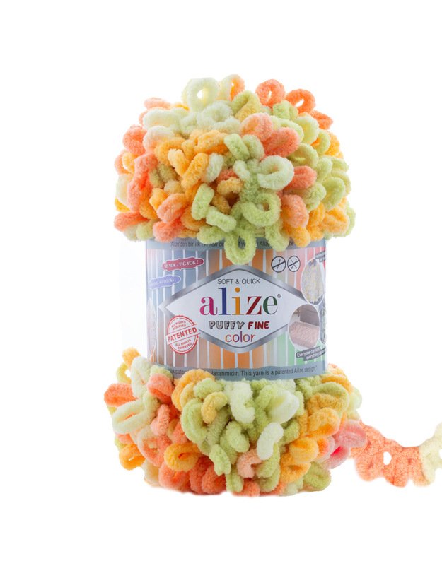 Alize puffy Fine color 100 gr/14,5 , 100 % mikropoliesteris