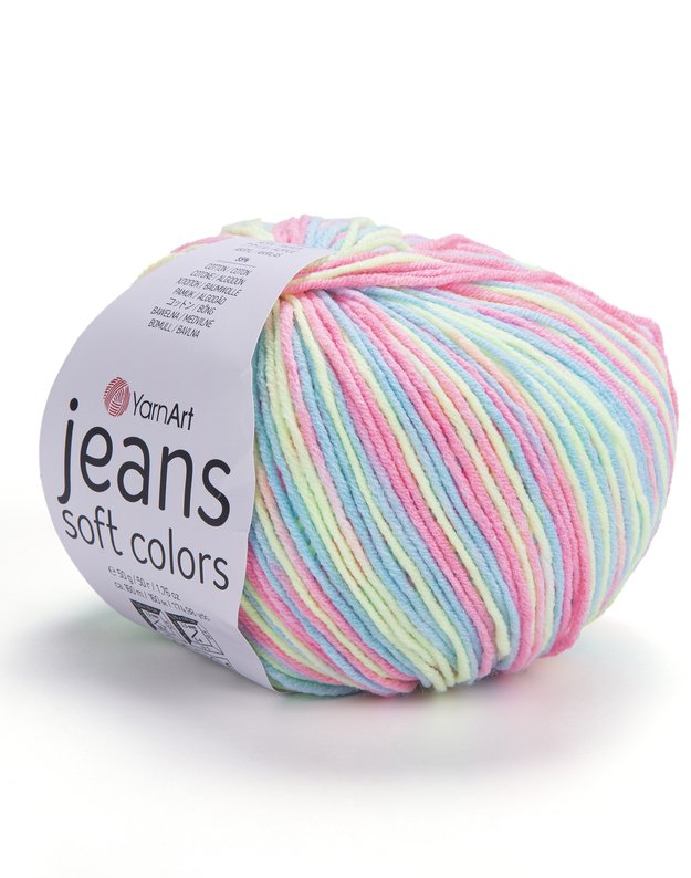 YARNART JEANS Soft Colors 50 gr/160m