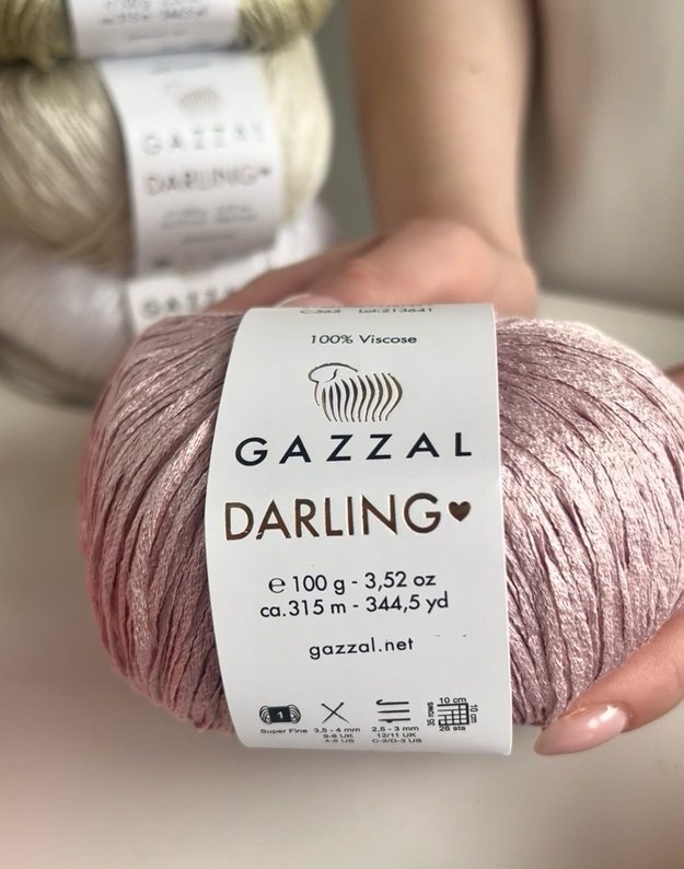 Gazzal DARLING 100% Viscose 100 gr / 315 mtg