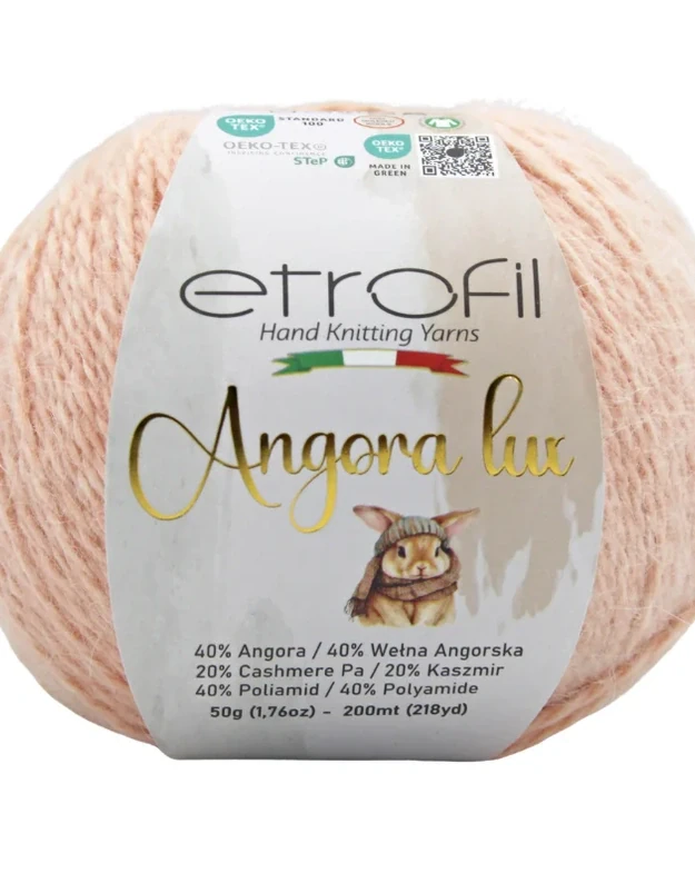 Etrofil ANGORA LUX 45% angora, 55% poliamidas 50gr/200m