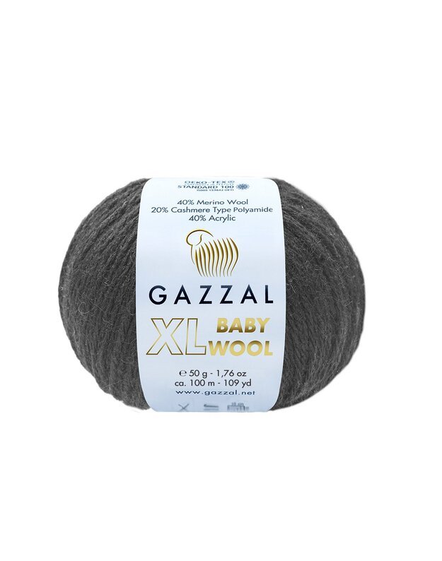 GAZZAL BABY WOOL XL 803 juoda