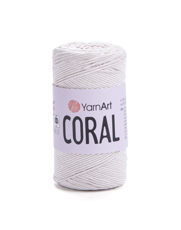 YARNART CORAL 1901 grietinėlės