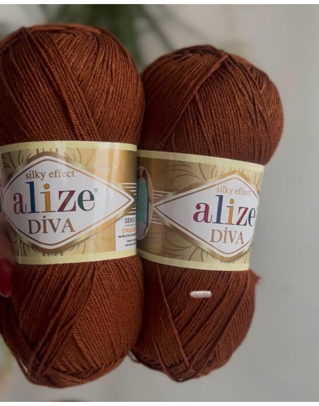 ALIZE DIVA  690 kaštonų