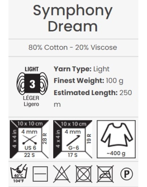 YarnArt Symphony Dream 3102