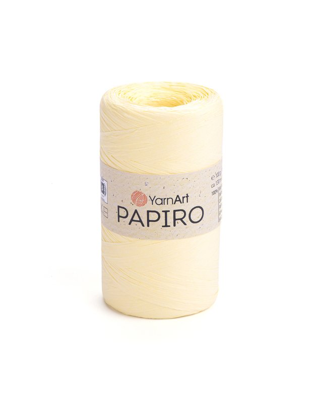 YarnArt PAPIRO 1313 šviesiai geltona 