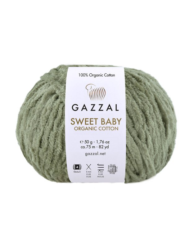 Gazzal Sweet baby organic cotton 2607 alyvuogių