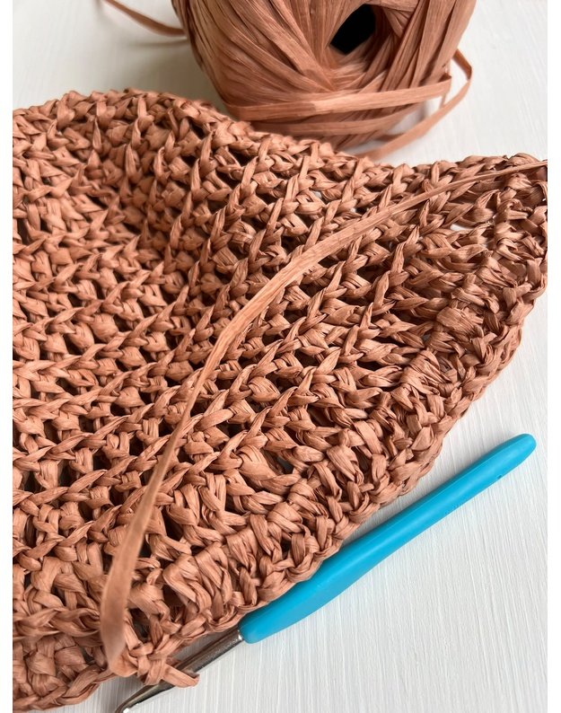 Virvutė Raffia 116-24 molio spalvos