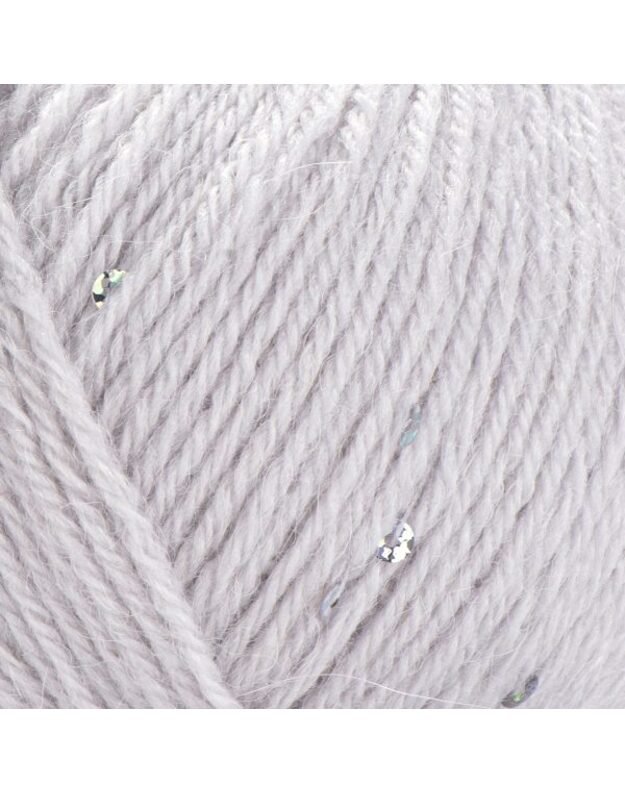 YARNART ALPACA GOLD PAILLETTES 9303 šviesiai pilka