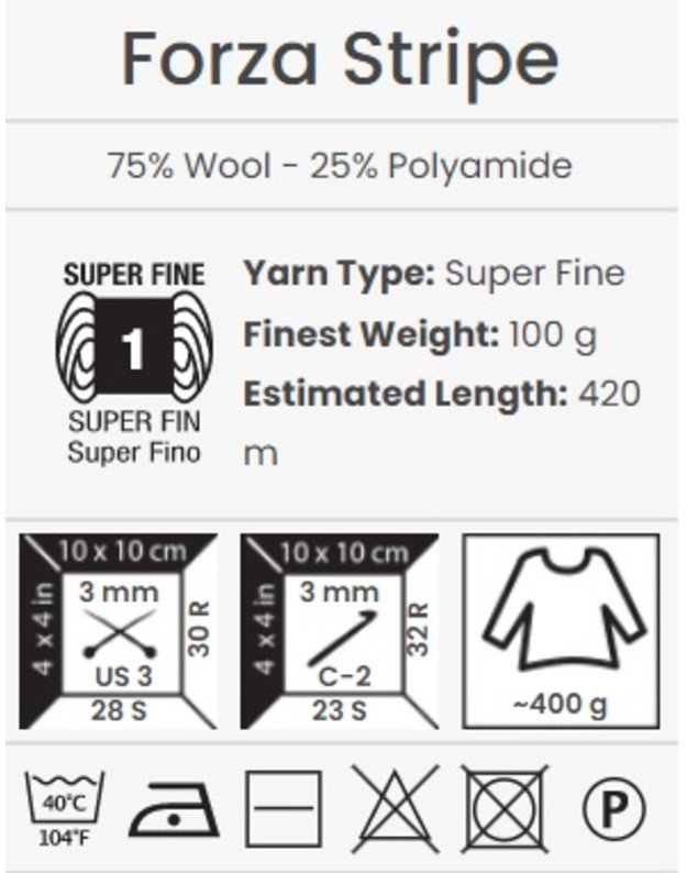 YarnArt FORZA Stripe 2808 3