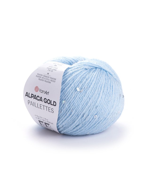 YARNART ALPACA GOLD PAILLETTES 9305