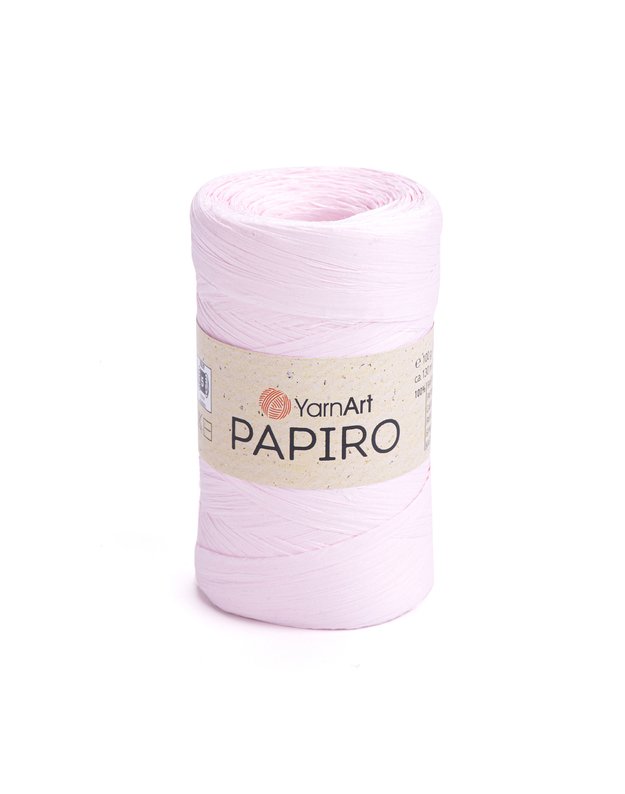 YarnArt PAPIRO 1318 šviesiai rožinė