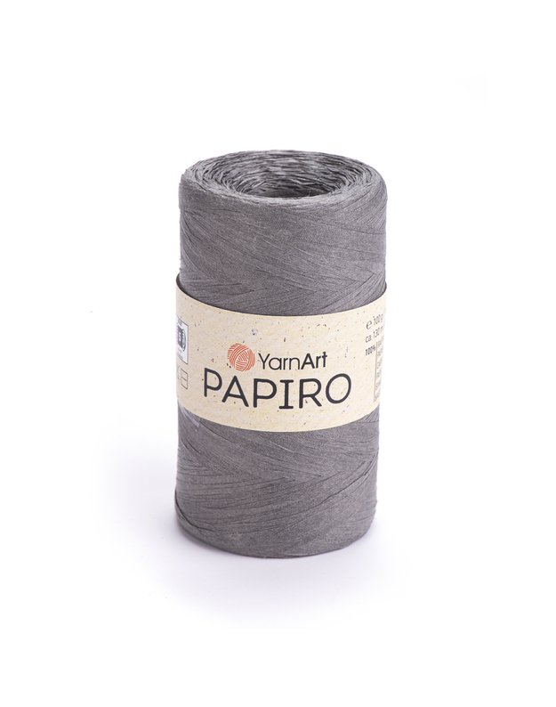 YarnArt PAPIRO 1321 tamsiai pilka 