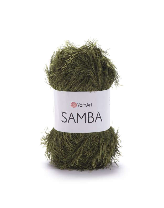 YarnArt SAMBA 530 tamsi alyvuogiių žalia 1