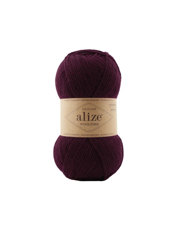 ALIZE WOOLTIME 578 bordo 1