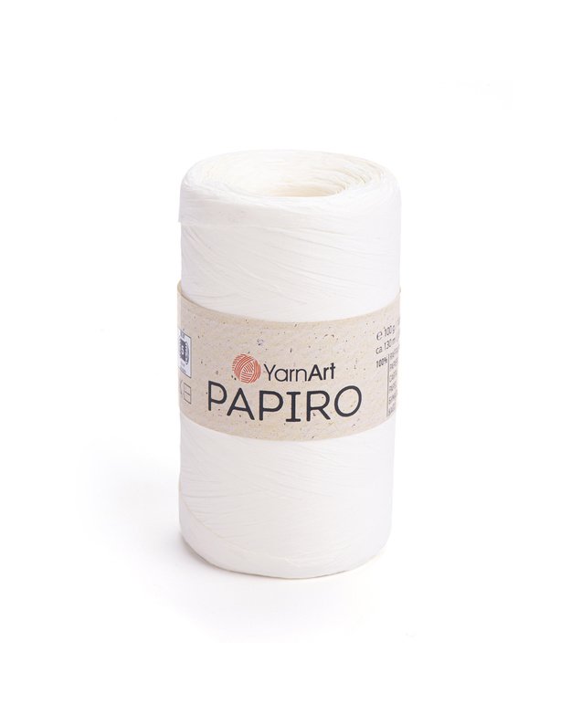 YarnArt PAPIRO 1307 kreminė gelsva