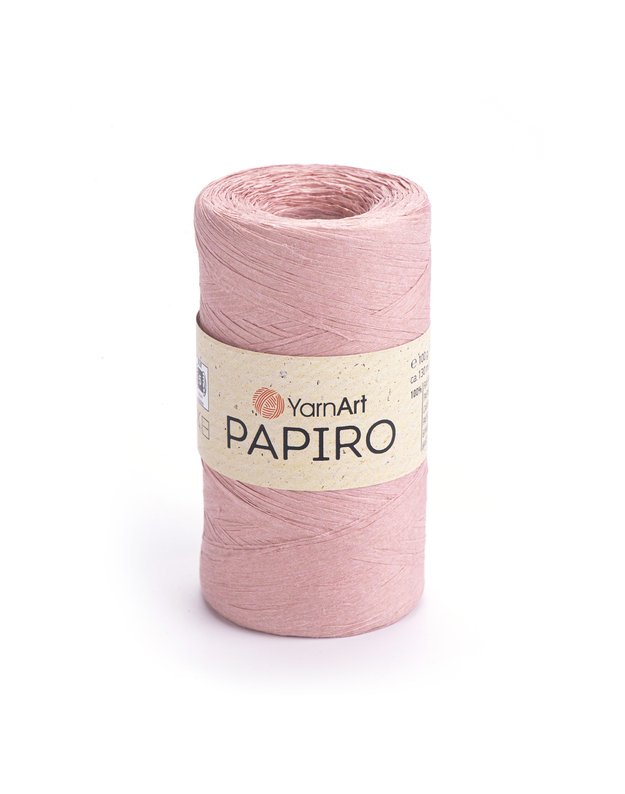 YarnArt PAPIRO 1326 pudros rožinė