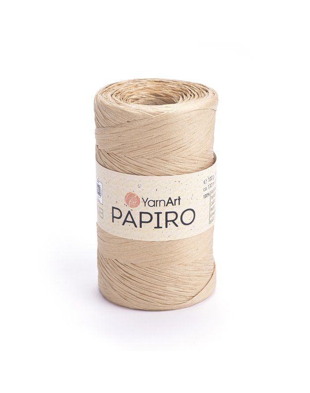 YarnArt PAPIRO 1302 šiaudų tamsesnė