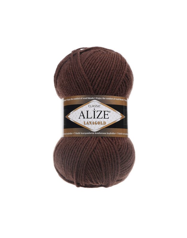 Alize Lanagold Classic  siūlai 994 šokolado