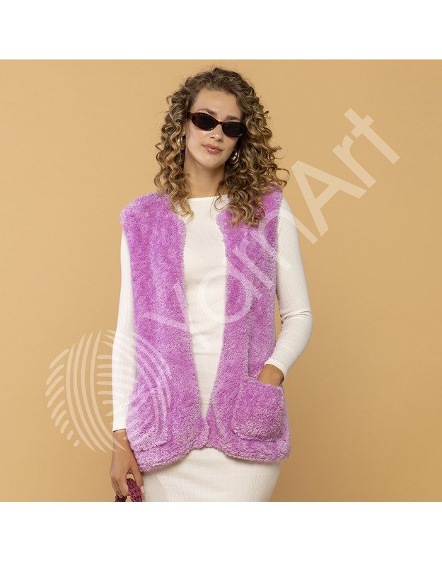 YARNART FABLE FUR 976 šviesi persiko 3