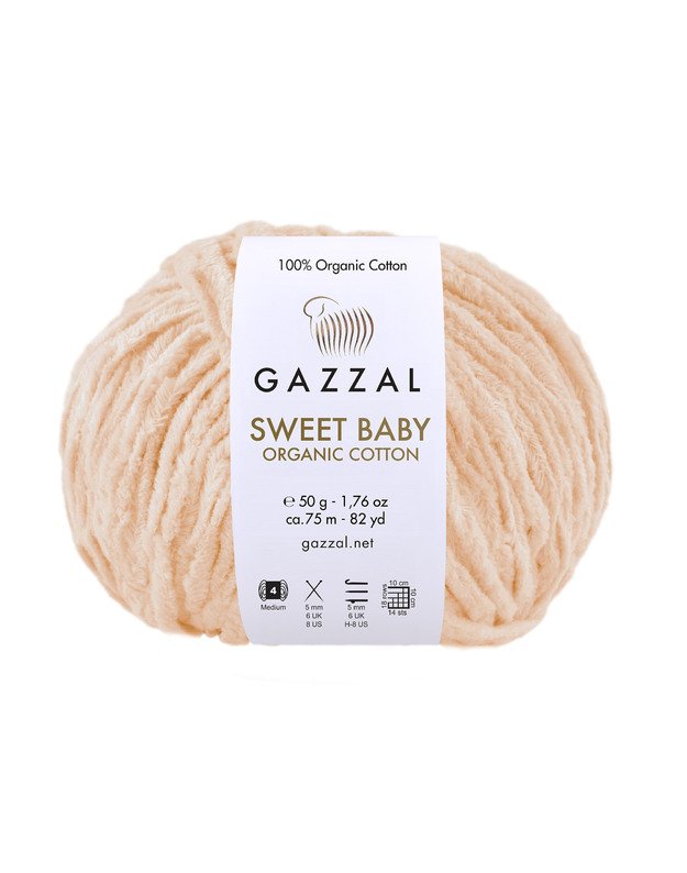 Gazzal Sweet baby organic cotton 2611 persikinė