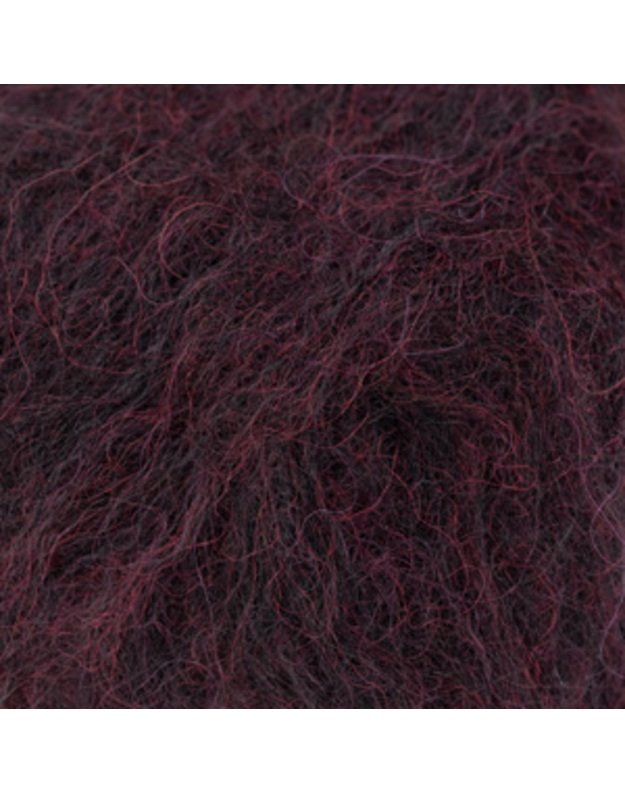 Drops Brushed Alpaca Silk 43 tamsi vynuogių