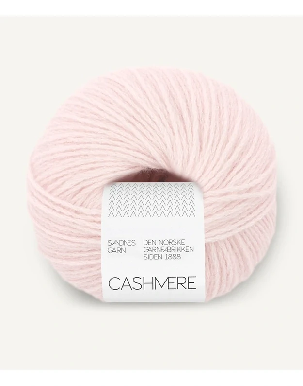 Sadnes Garn CASHMERE 4501 šviesiai rožinė