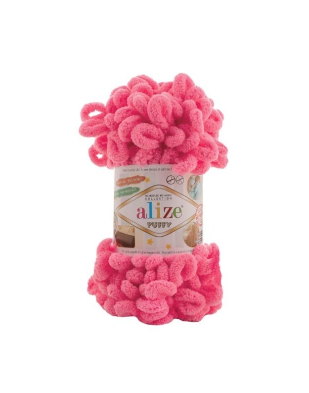 Alize Puffy 560 ryški rožinė