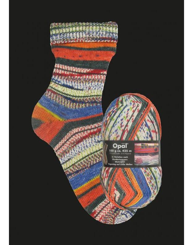 Opal According to Hundertwasser 1435 Regentag auf Liebe Wellen 1