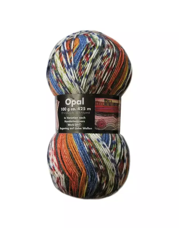 Opal According to Hundertwasser 1435 Regentag auf Liebe Wellen