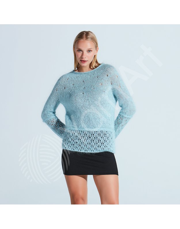 YarnArt Mohair Trendy 102 juoda 2