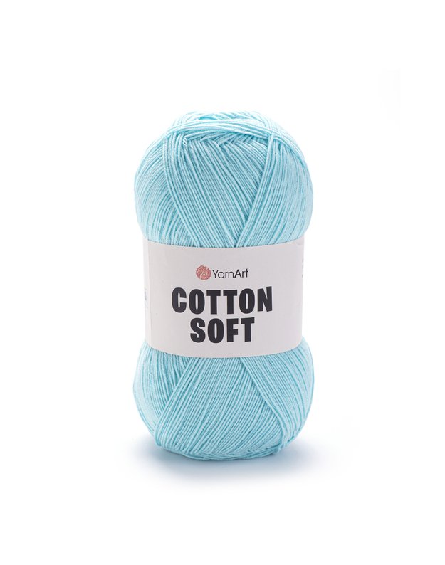 YarnArt Cotton Soft 76 šviesus akvamarinas