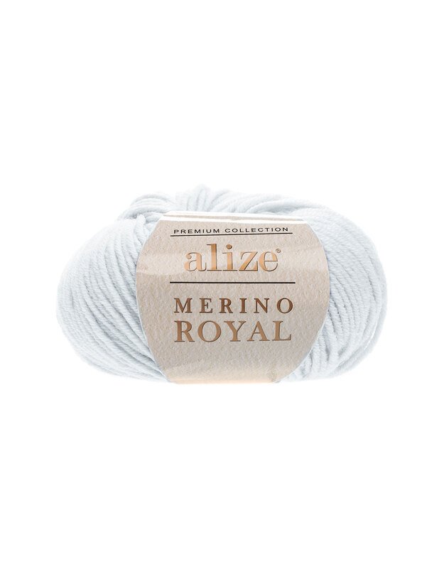 Alize Merino Royal 698 šviesi melsvai pilkšva