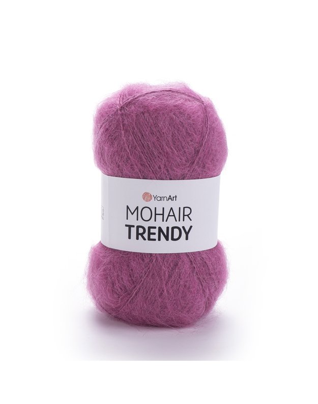 YarnArt Mohair Trendy 144 balinta slyvų