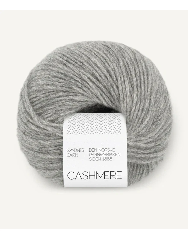 Sadnes Garn CASHMERE 1042 šviesiai pilka