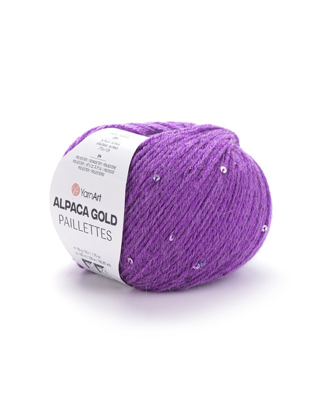 YARNART ALPACA GOLD PAILLETTES 9308
