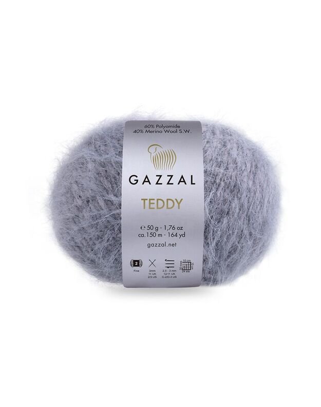 Gazzal Teddy 6532 plieno pilka