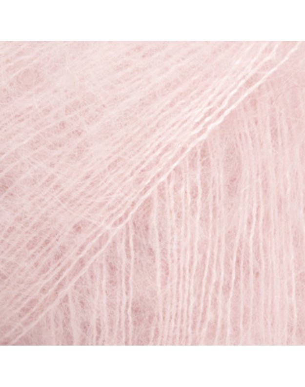 DROPS Kid-Silk 63 pudros rožinė
