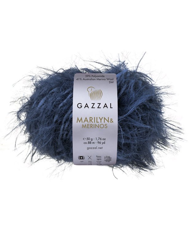 GAZZAL MARILYN & MERINOS 8273 tamsiai mėlyna