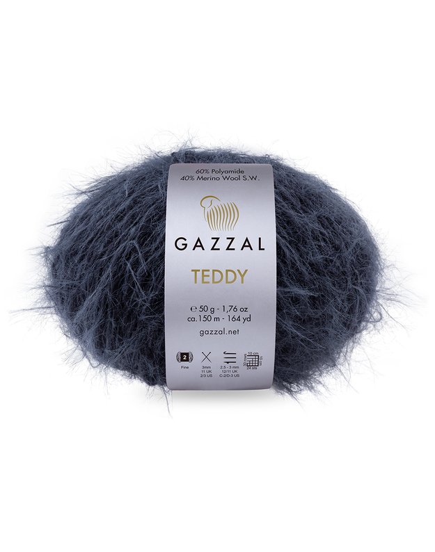 Gazzal Teddy 6538 grafito