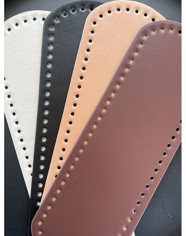 Eco leather sole for handbag with holes 