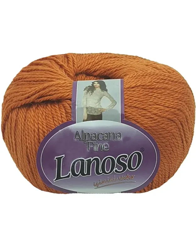 LANOSO ALPACANA FINE 906 oranžinė