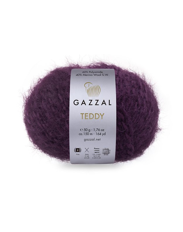 Gazzal Teddy 6553 baklažano