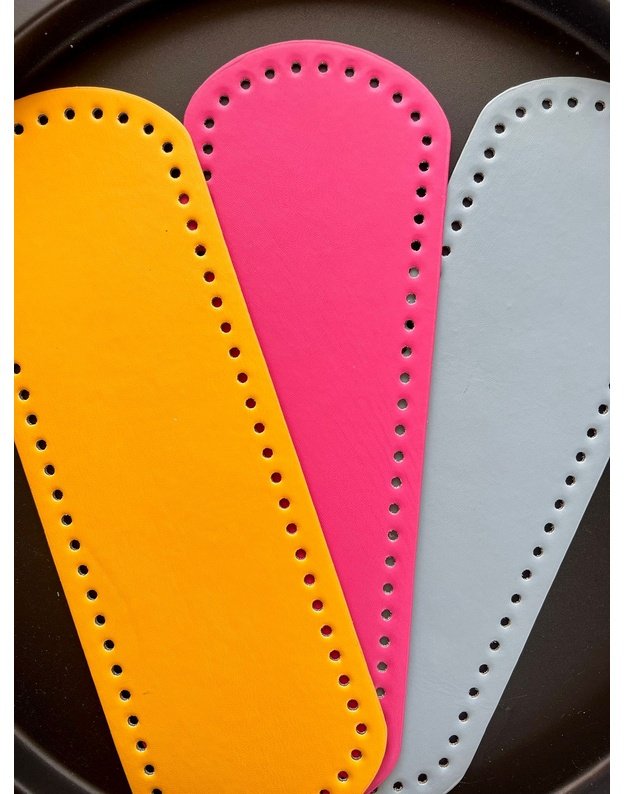 Eco leather sole for handbag with holes 