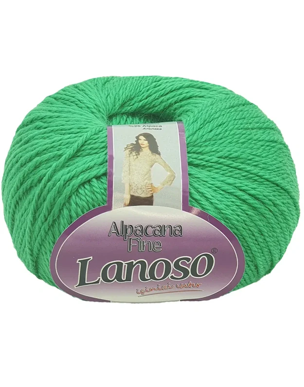 LANOSO ALPACANA FINE 920 papūgos žalia