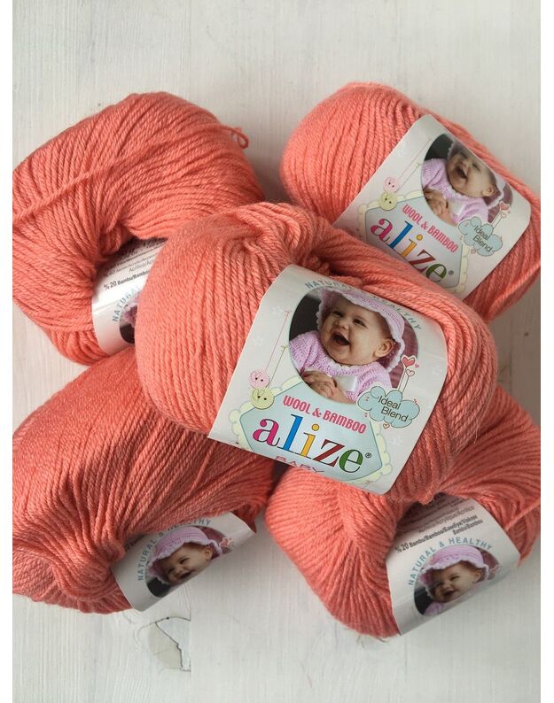 Alize BABY Wool mezgimo siūlai - 619