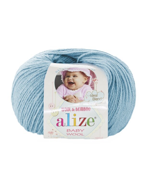 Alize BABY Wool mezgimo siūlai - 128