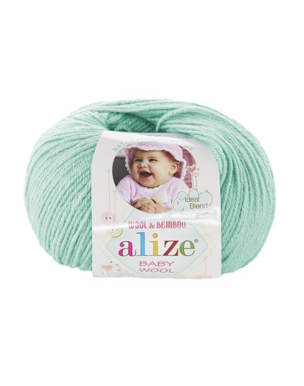 Alize BABY Wool mezgimo siūlai - 19