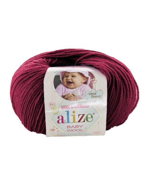 Alize BABY Wool mezgimo siūlai - 390