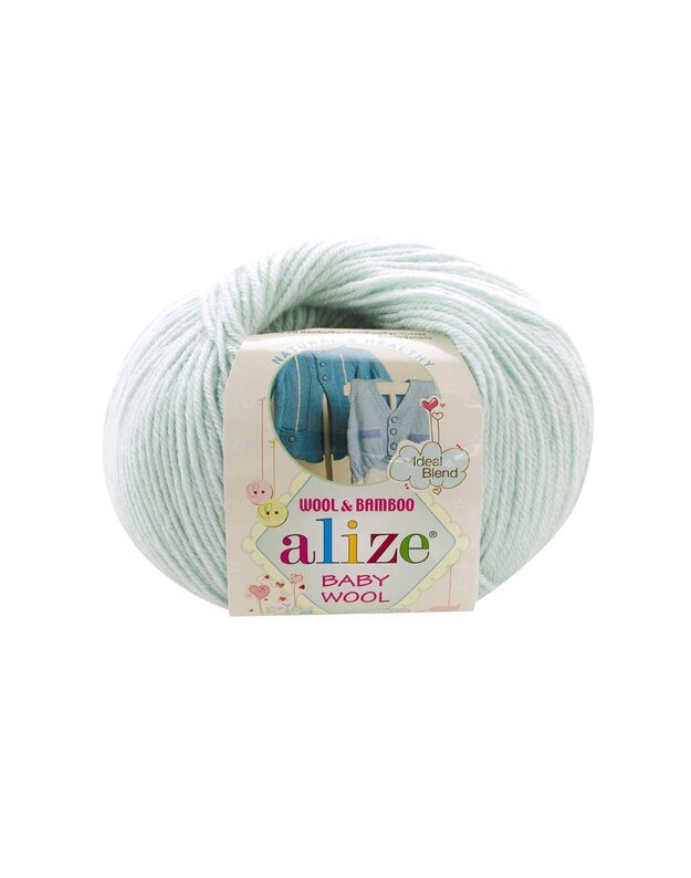 Alize BABY Wool mezgimo siūlai - 522