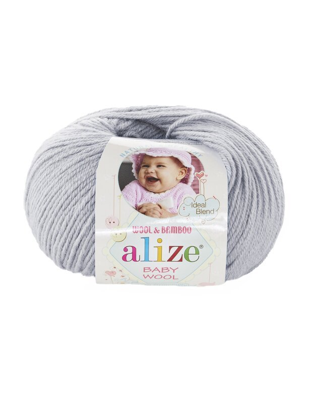 Alize BABY Wool mezgimo siūlai - 52